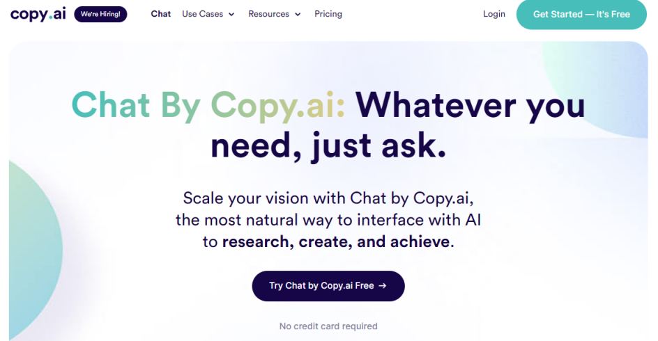 Copy.ai - narzędzie do optymalizacji treści z AI