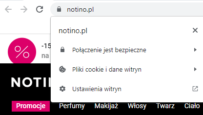 Prawidłowo zabezpieczony sklep internetowy za pomocą certyfikatu SSL